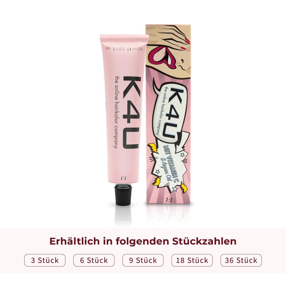 6.1 K4U Dunkelblond Asch 60 ml