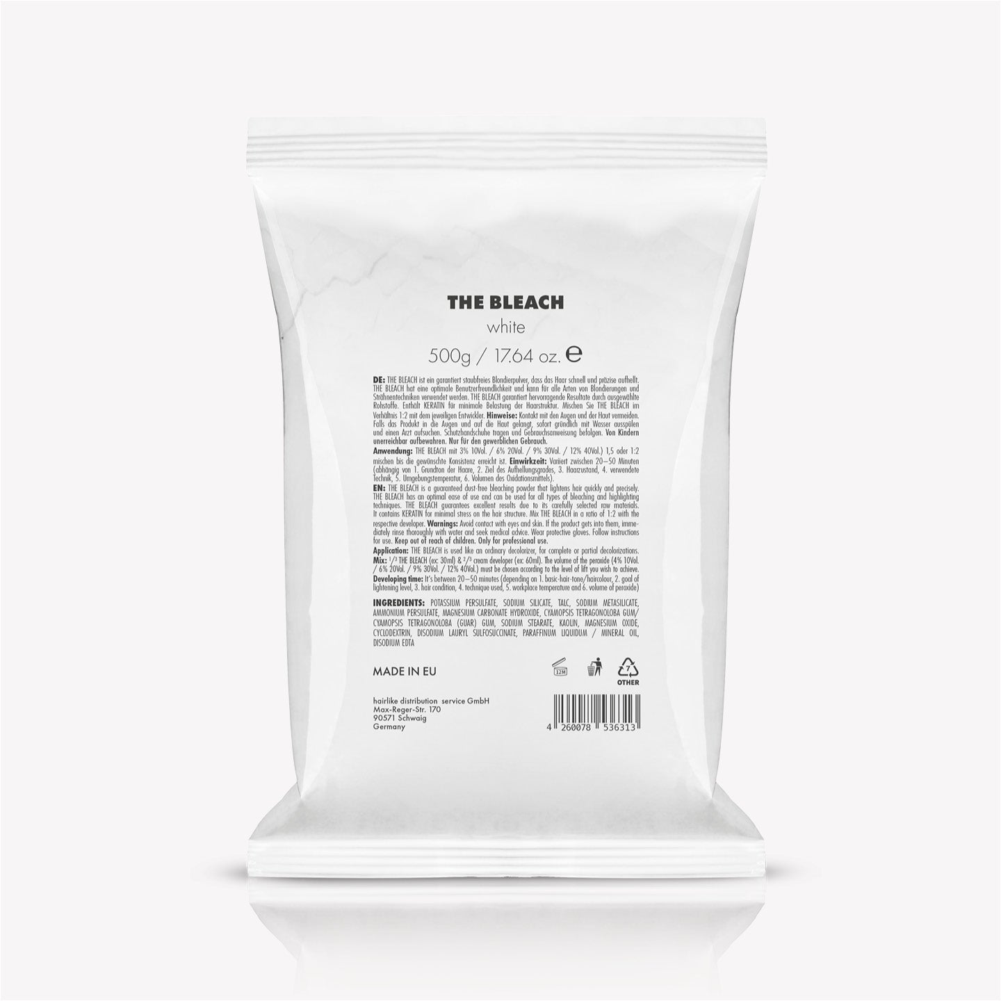 THE BLEACH Blondierung WEISS 500 G